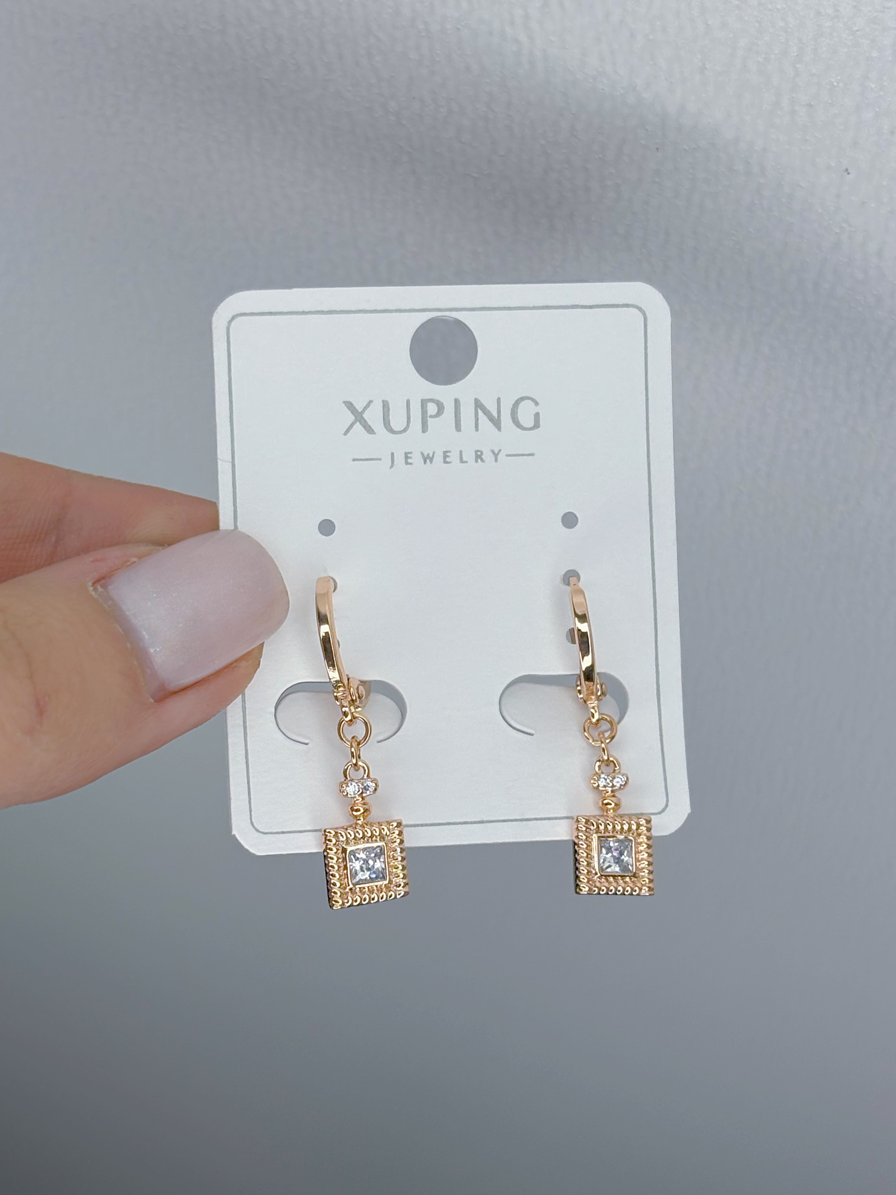 گوشواره حلقه ای طلایی ژوپینگ