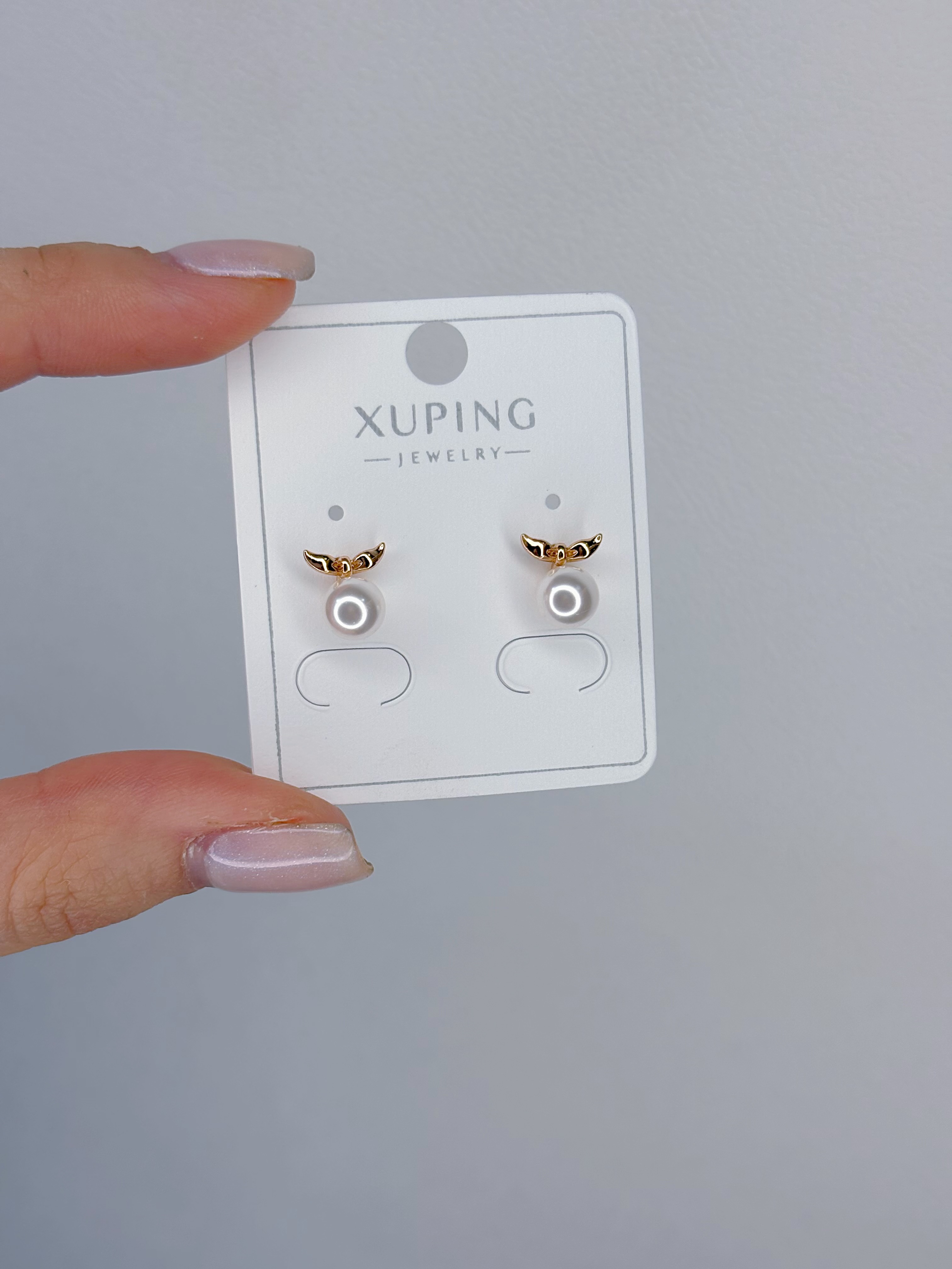 گوشواره میخی ژوپینگ رنگ ثابت و ضد حساسیت